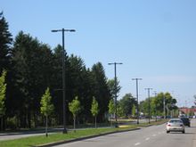 Éclairage du boulevard des Forges